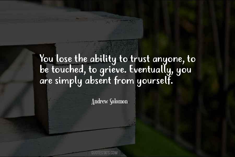 Quotes About Trust Anyone #885104