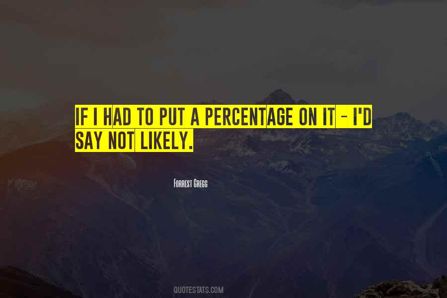 Quotes About Percentages #1233414