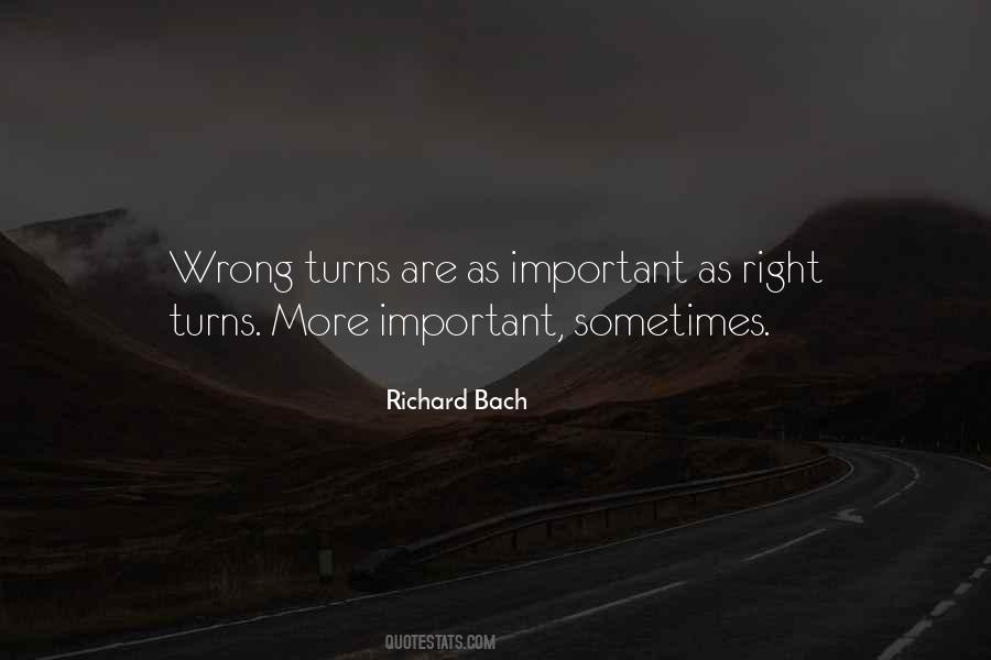 Quotes About Wrong Turns #895091