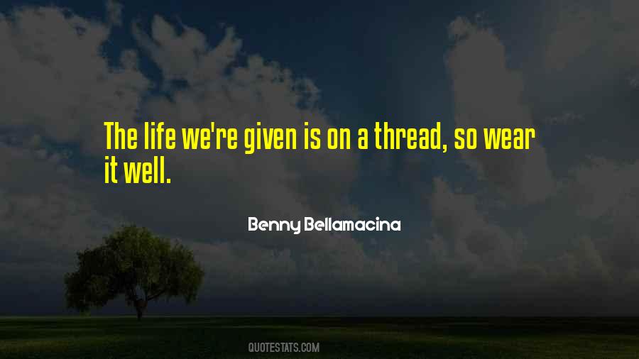 Benny's Quotes #284906
