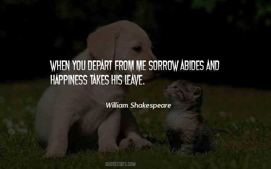 Quotes About Sorrow And Happiness #1696685