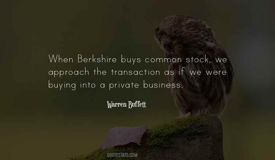 Berkshire's Quotes #392703