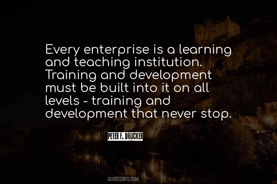 Quotes About Training And Development #1667795
