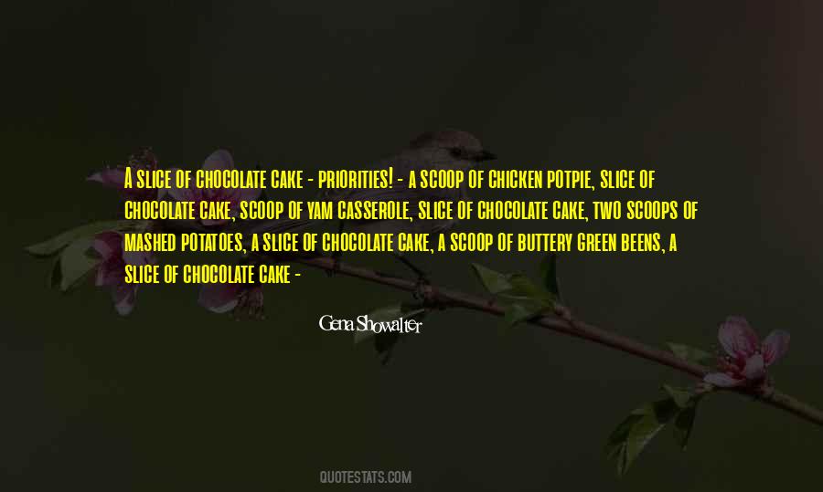 Quotes About Chocolate Cake #744865