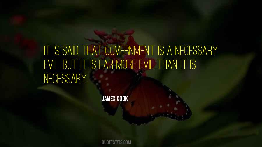 Quotes About Evil Government #1422541