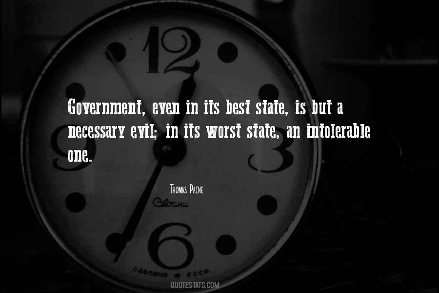 Quotes About Evil Government #582206