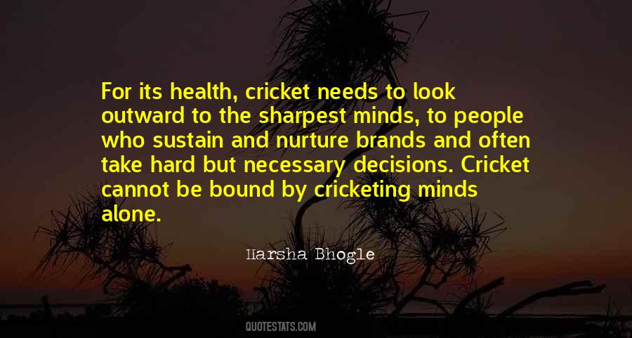 Bhogle's Quotes #1655656