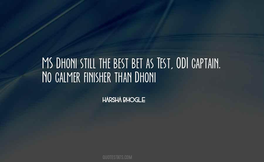 Bhogle's Quotes #1715099