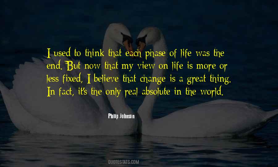 Quotes About A Change In Life #144097