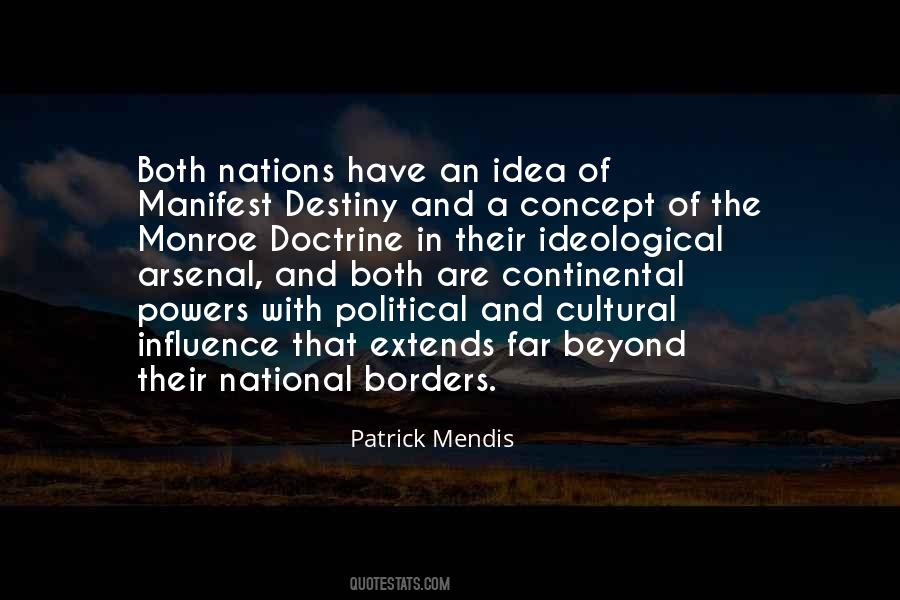 Quotes About The Manifest Destiny #114860