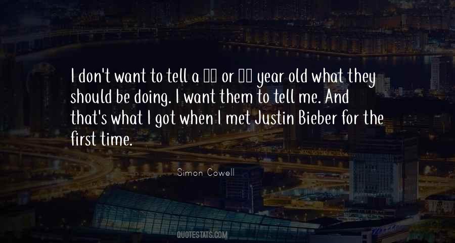 Bieber's Quotes #137187