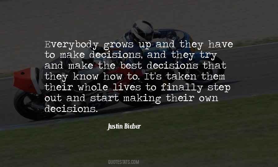 Bieber's Quotes #705997