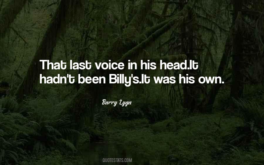 Billy's Quotes #1166054