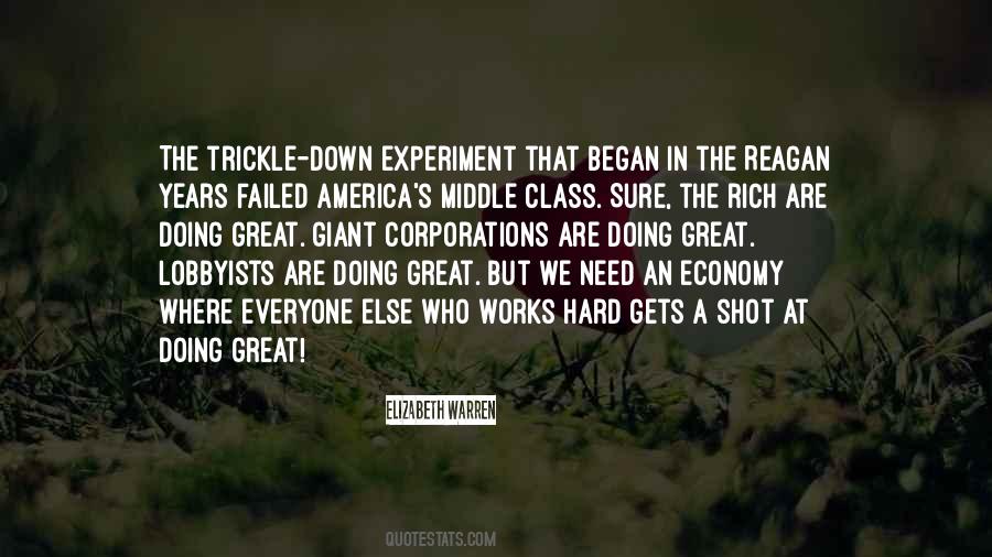 Quotes About Trickle Down #1552058