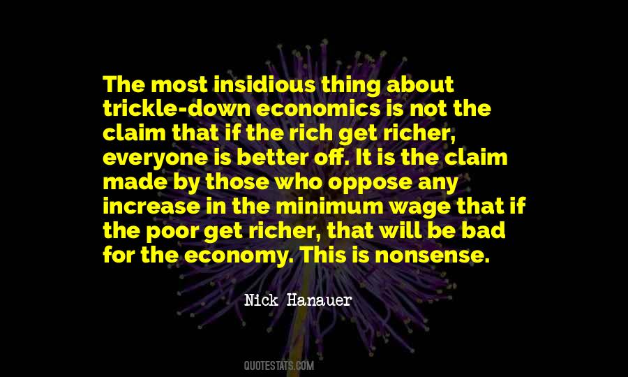 Quotes About Trickle Down #210483