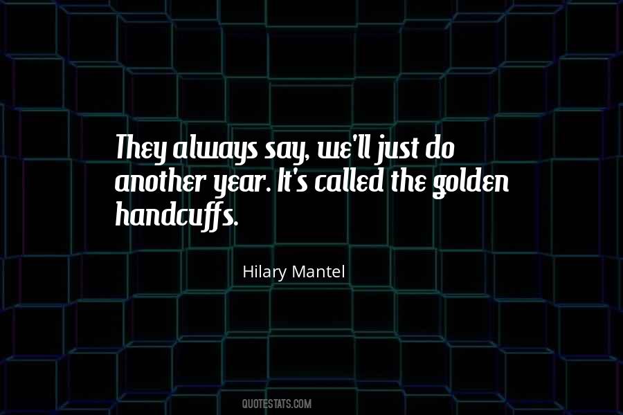 Quotes About Handcuffs #1054936