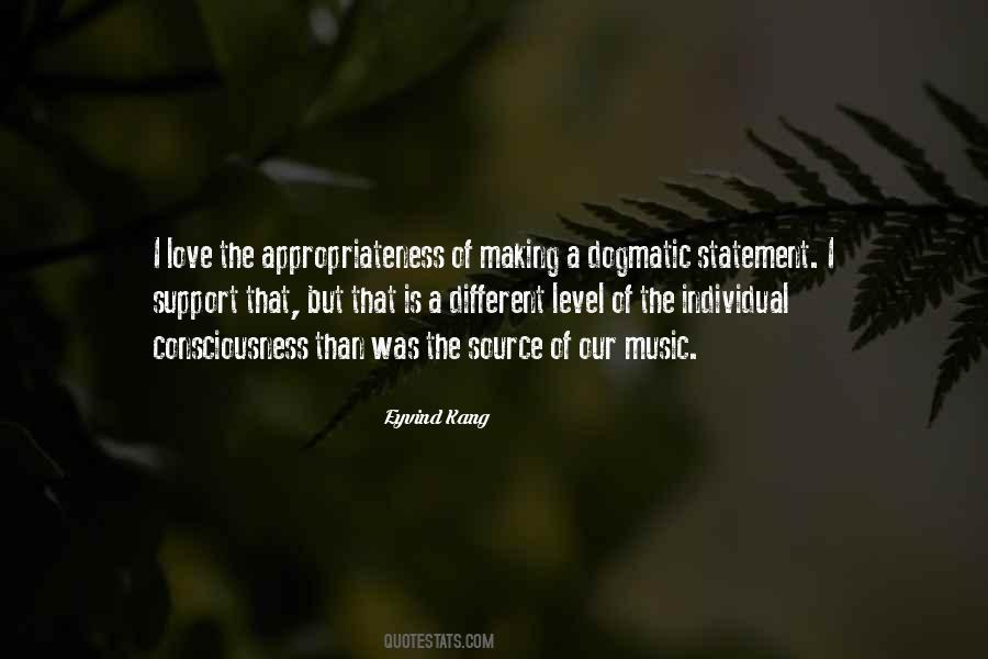 Quotes About Appropriateness #1678560