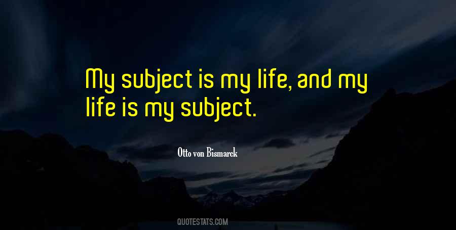 Bismarck's Quotes #458220