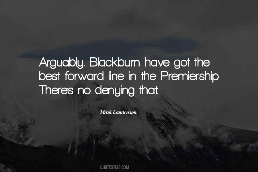Blackburn's Quotes #1805168