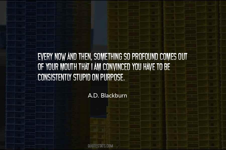 Blackburn's Quotes #188894