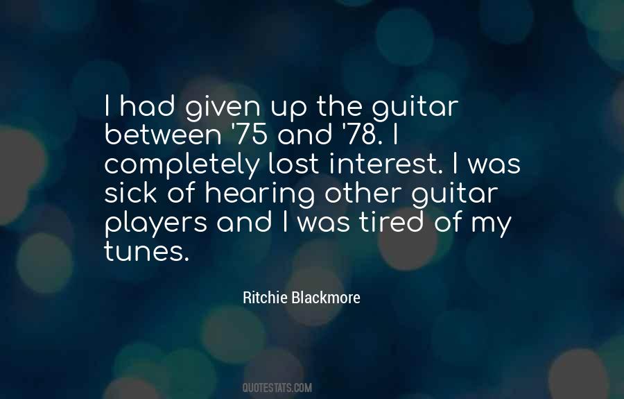 Blackmore's Quotes #478516