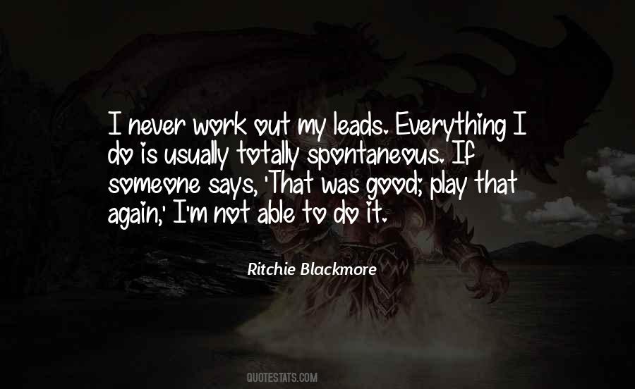 Blackmore's Quotes #694332