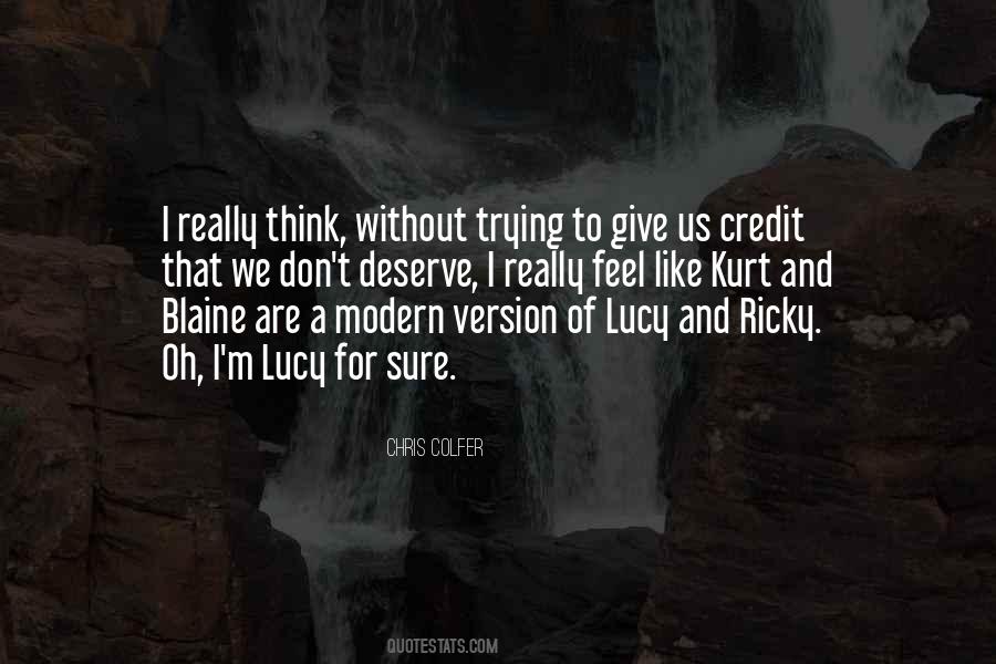 Blaine's Quotes #267954