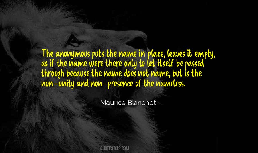 Blanchot's Quotes #1549617