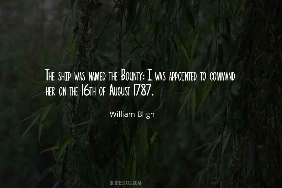Bligh Quotes #1843800