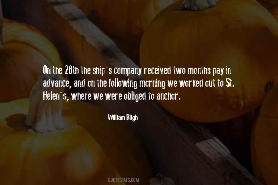 Bligh Quotes #8526