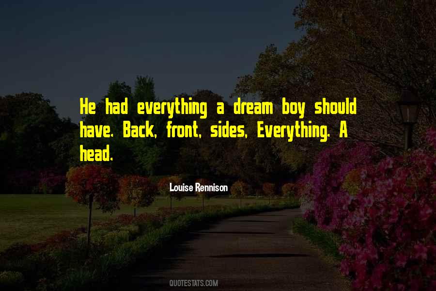 Quotes About A Dream Boy #154135