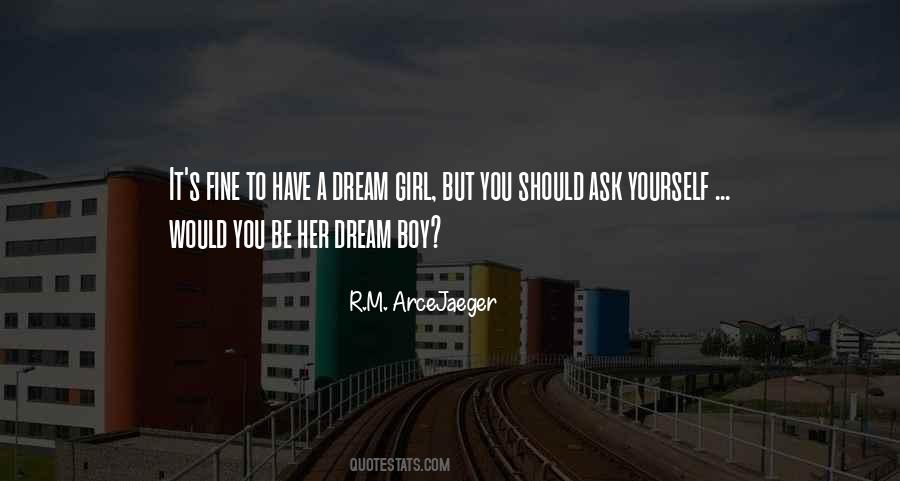 Quotes About A Dream Boy #352730