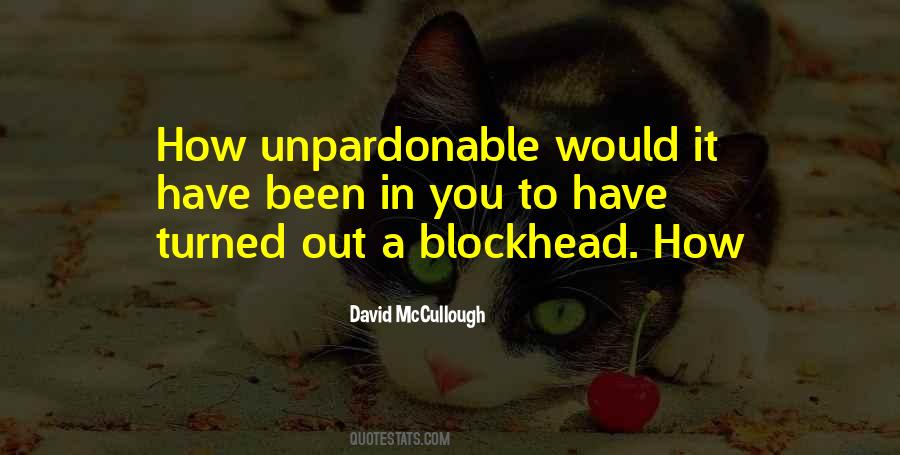 Blockhead Quotes #1489805