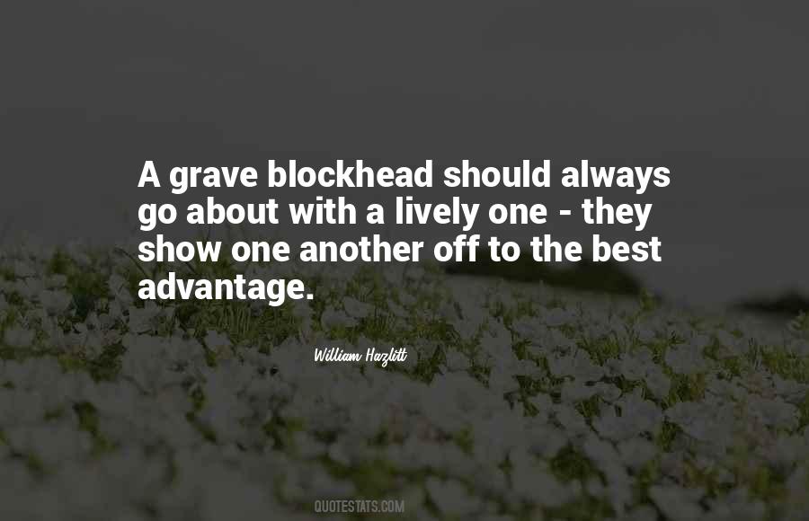 Blockhead Quotes #1728566