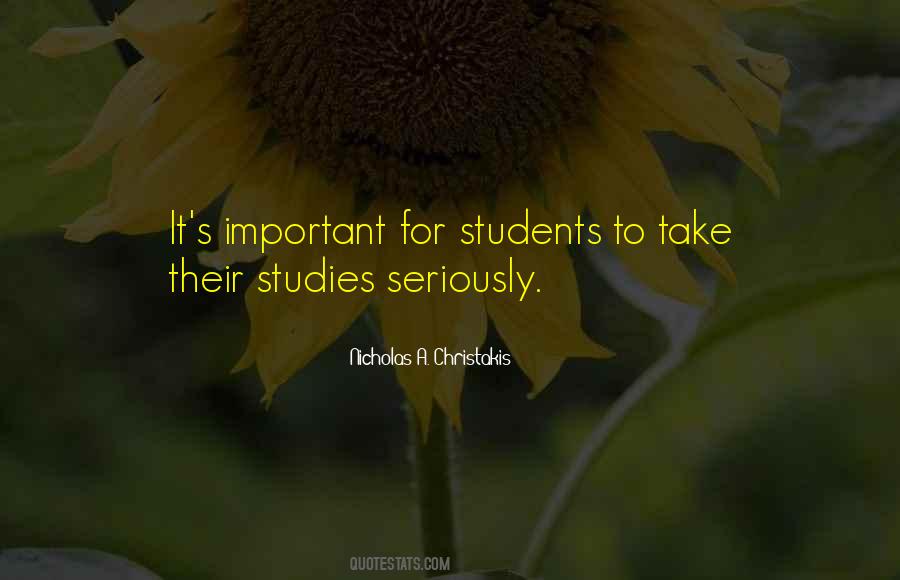 Quotes About Studies #1870903