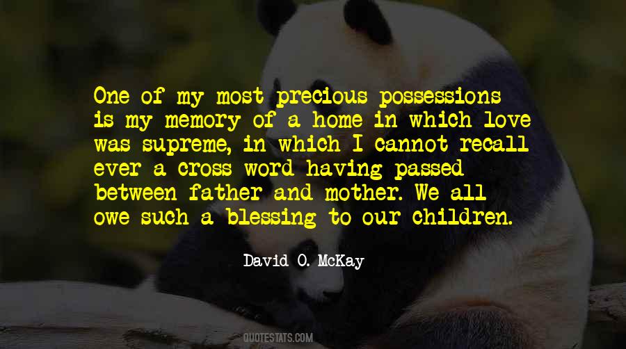 Quotes About Precious Possessions #89649