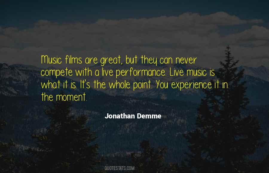 Quotes About Live Music #1651657