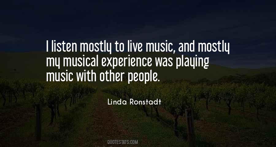 Quotes About Live Music #577984