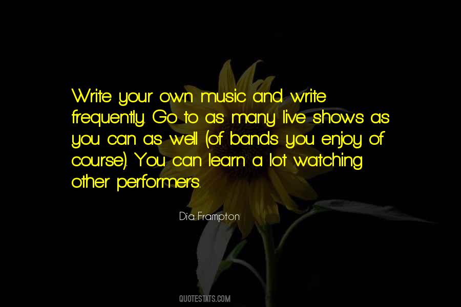 Quotes About Live Music #88141