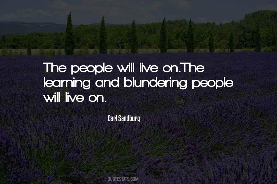 Blundering Quotes #1218718