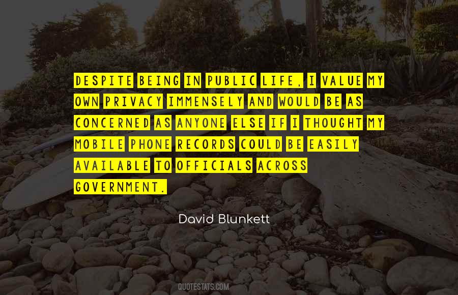 Blunkett's Quotes #1553880