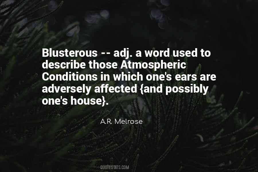 Blusterous Quotes #805493