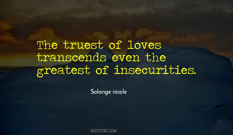 Quotes About Insecurities #1424755