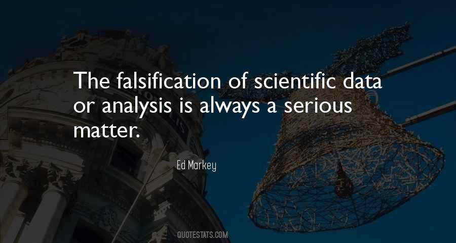 Quotes About Falsification #1234605