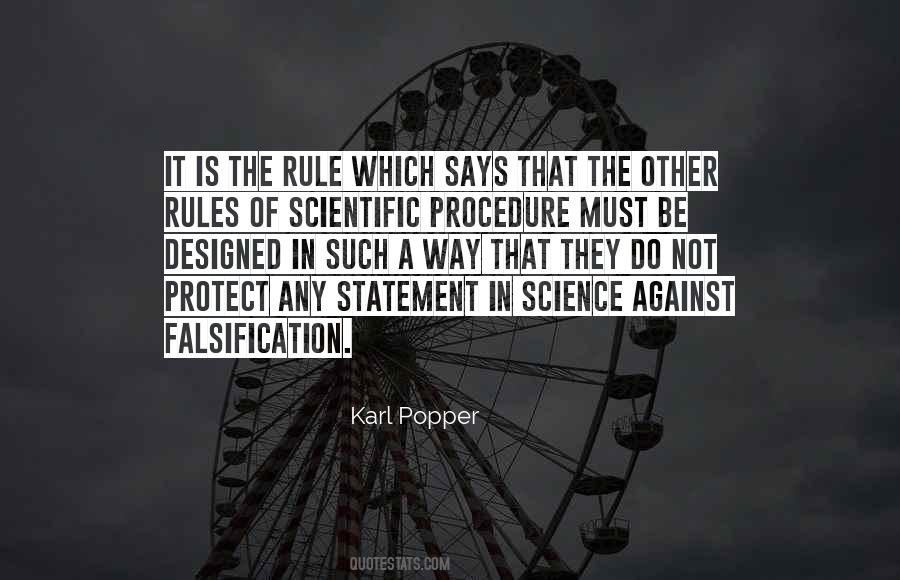 Quotes About Falsification #933297