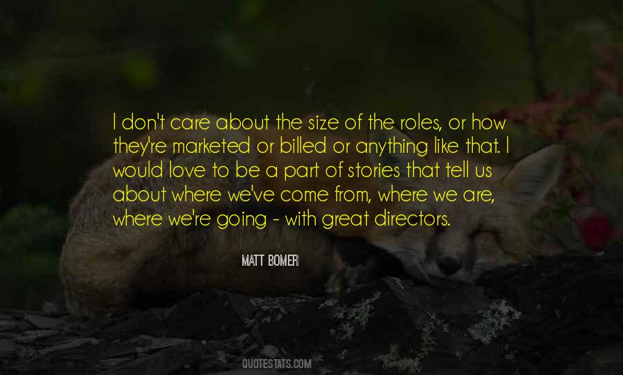 Bomer Quotes #1407491