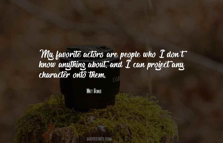 Bomer Quotes #459810