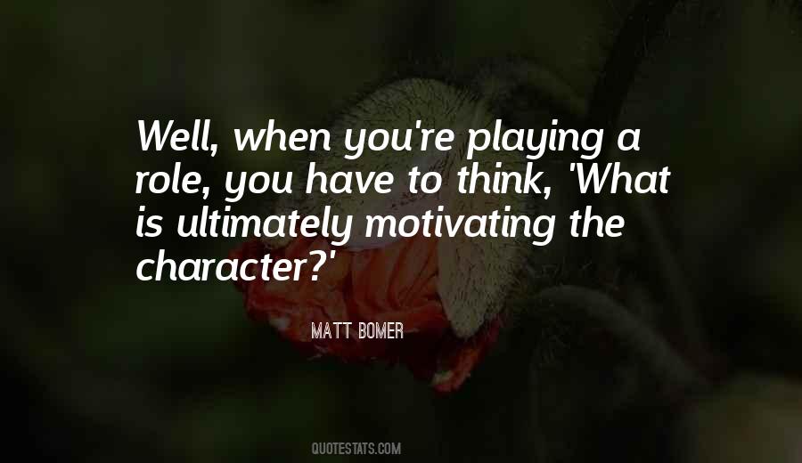 Bomer Quotes #510092