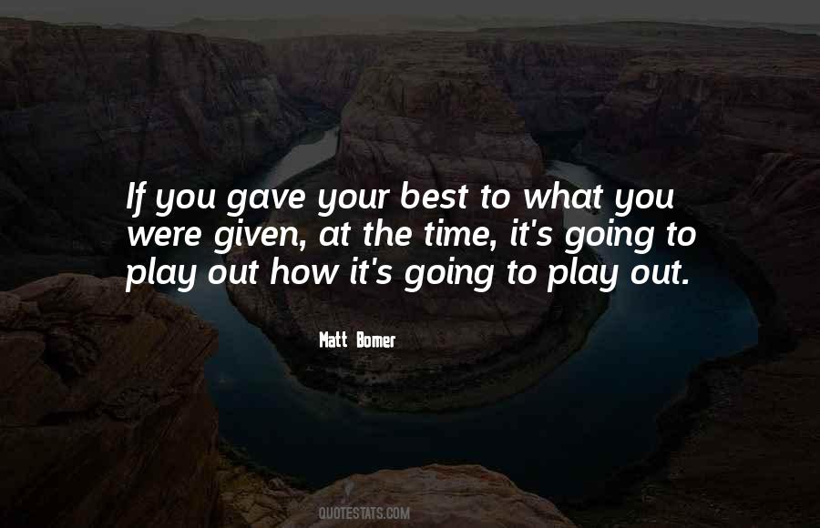 Bomer Quotes #823564