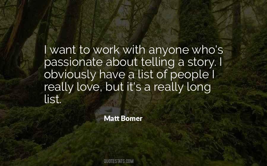 Bomer's Quotes #491229